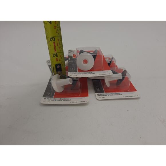 Lot of 5 RCA Plastic Feed-Thru Coax Bushing 2-Pack Pkg VH144R RCA VH144R (Q) - Picture 8 of 8